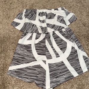 Shein Strapless Romper L